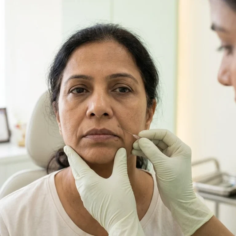 DAO / Downturned Mouth Treatment in Bangalore Clinical Assessment & Treatment - Dermis 365 Bengaluru