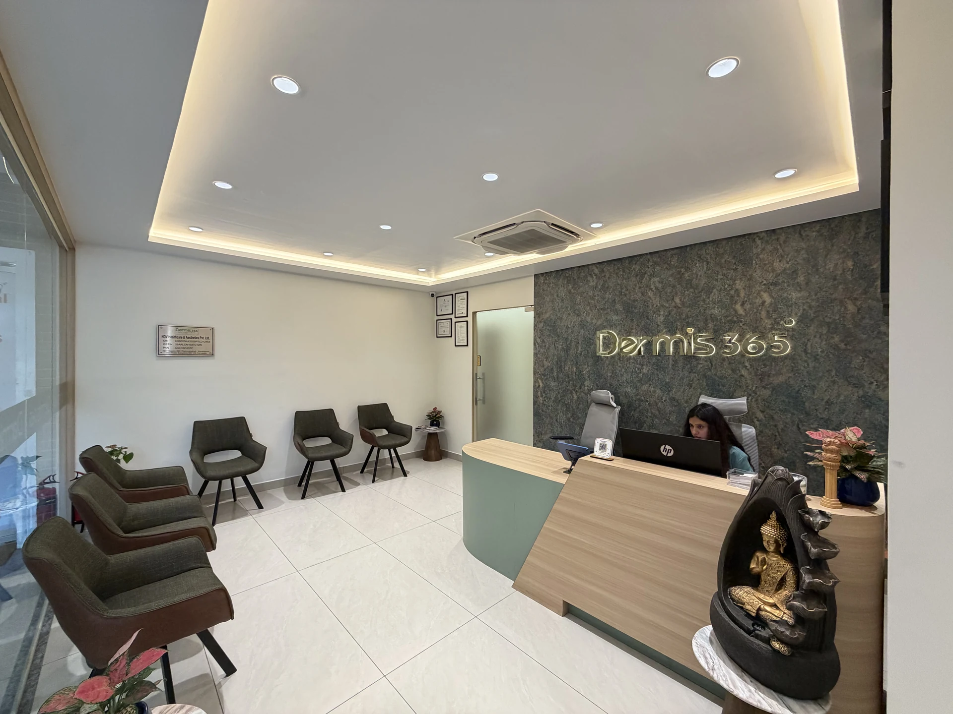 Dermis 365 Front Desk Reception Foyer