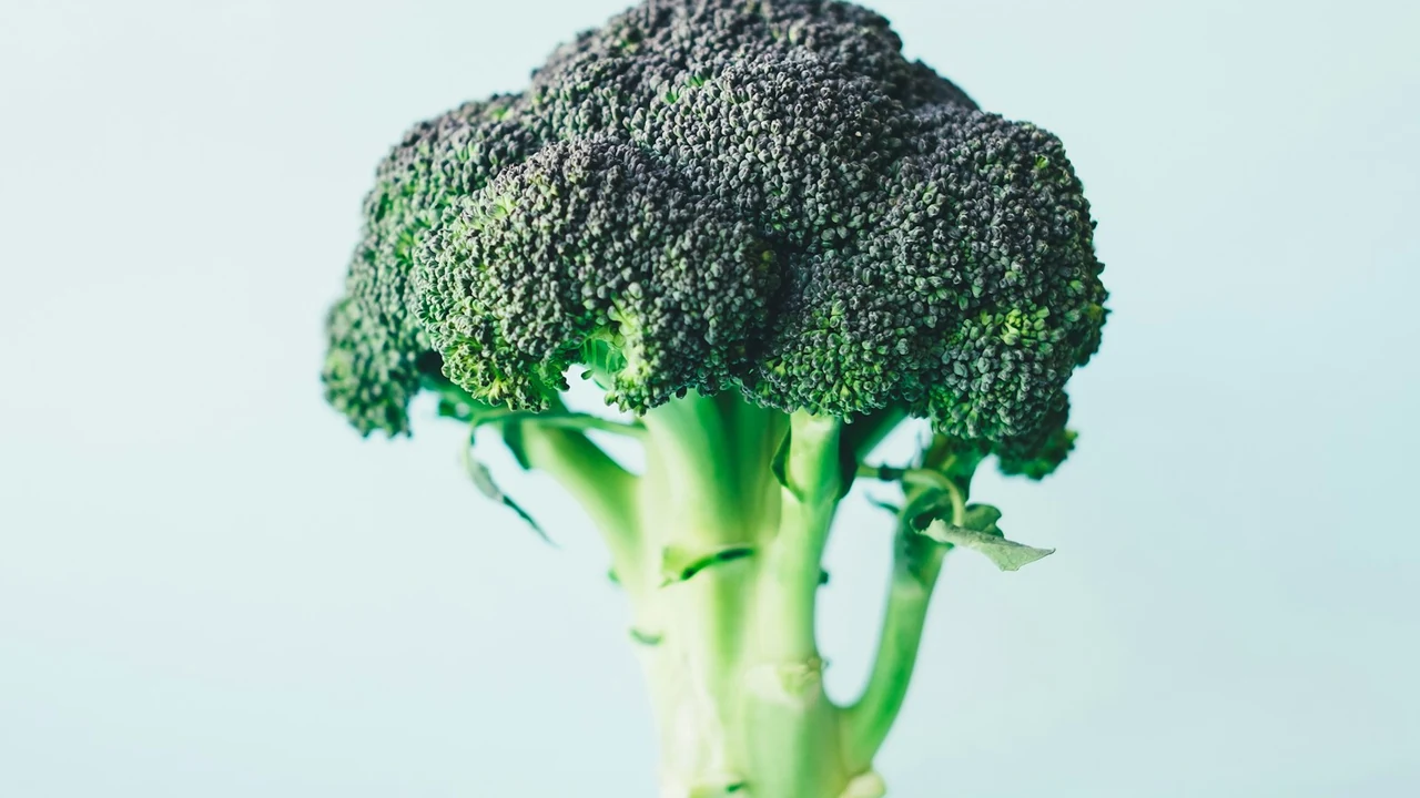 Fresh vibrant green broccoli florets and crisp cauliflower packed with cruciferous phytonutrients and fibre