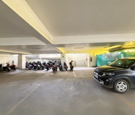 Secure covered parking space at Dermis 365 clinic Bangalore